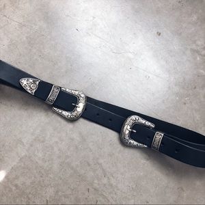 Double buckle belt